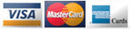 VISA, Mastercard, AmEx